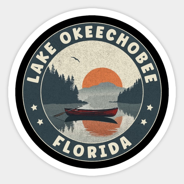 Lake Okeechobee Florida Sunset Sticker by turtlestart